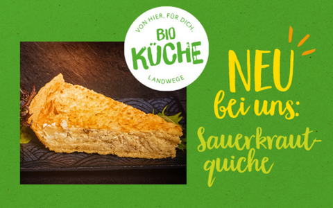 Quiche mit Sauerkraut und Kartoffeln