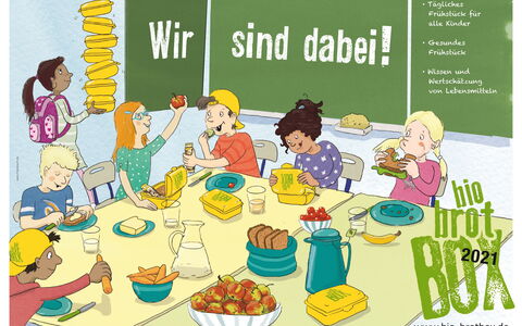Gesundes Frühstück = gutes Lernen! Bio-Brotbox 2021 kommt